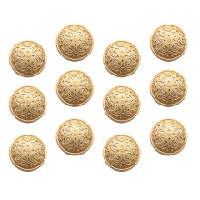 120 Pcs 18mm Metal Buckle Hollow Button Diy Sewing Buttons For Decor