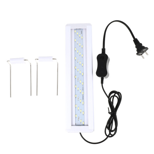 3 Pcs Plastic LED Fish Tank Clip Light Plug for 30-40cm Aquarium 1