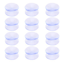 36 Pcs 10 X 30Mm Transparent Double-Sided Suction Rubber Pads For Glass