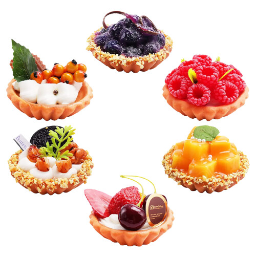 30 Pcs Fake Cake Models For Bakery Display And Photography Props