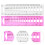 8 Pcs Plastic Knitting Needle Measuring Rulers Sewing Weaving Tools 8