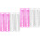 8 Pcs Plastic Knitting Needle Measuring Rulers Sewing Weaving Tools 4