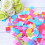 2 Packs Wedding Themed Confetti Square Decorative Accessories 8