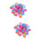 2 Packs Wedding Themed Confetti Square Decorative Accessories 7
