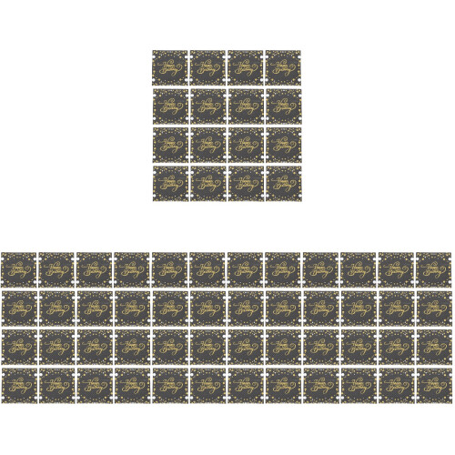400 Pcs Dot Printed Pattern Napkins For Birthday Party Black 2