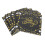 400 Pcs Dot Printed Pattern Napkins For Birthday Party Black 1