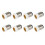 16 Pcs Durable B15 To E14 Light Bulb Converter Adapters 8