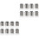 16 Pcs Durable B15 To E14 Light Bulb Converter Adapters 3