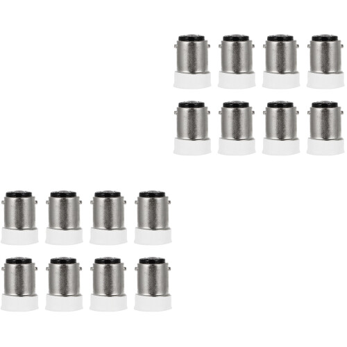 16 Pcs Durable B15 To E14 Light Bulb Converter Adapters 2