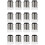 16 Pcs Durable B15 To E14 Light Bulb Converter Adapters 5