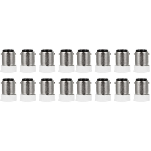 16 Pcs Durable B15 To E14 Light Bulb Converter Adapters 1