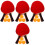 4 Sets Table Tennis Racket Beginner Kit With Ball And Exercising Bat 5