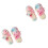 2Pcs Warm Plush Unicorn Cotton Slippers For Home Use 3