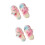 2Pcs Warm Plush Unicorn Cotton Slippers For Home Use 7