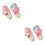 2Pcs Warm Plush Unicorn Cotton Slippers For Home Use 6