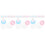 36 Pcs Creative Cartoon Mini Transparent Feeding Bottle For 4