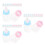 36 Pcs Creative Cartoon Mini Transparent Feeding Bottle For 6