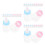 36 Pcs Creative Cartoon Mini Transparent Feeding Bottle For 2