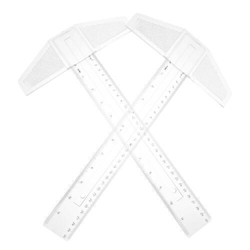 6 Pcs Rulers T Shaped Measuring Tool Portable