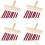 4 Sets 8-Tone Bell Bundle Percussion Chime Teaching Instrument 7