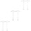 6 Pcs Rulers T Shaped Measuring Tool Portable 7