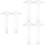 6 Pcs Rulers T Shaped Measuring Tool Portable 8