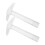 6 Pcs Rulers T Shaped Measuring Tool Portable 3