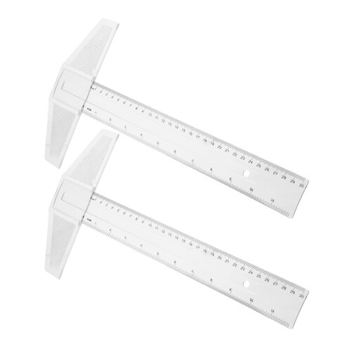 6 Pcs Rulers T Shaped Measuring Tool Portable 2