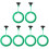 6 Pcs Fish Feeding Ring for Aquarium Floating Food 2