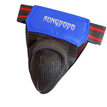 Crotch Protector For Boxing And Kung Fu Sparring Groin Guard Sparring Gear Blue Size L