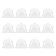 24 Pcs Clear Plastic Dome Covers For Garden Plant Protection