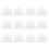 24 Pcs Clear Plastic Dome Covers For Garden Plant Protection 1