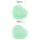 2Pcs Heart Shaped Portable Screen Cleaner Wipes For Lenses 7