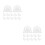 24 Pcs Clear Plastic Dome Covers For Garden Plant Protection 4