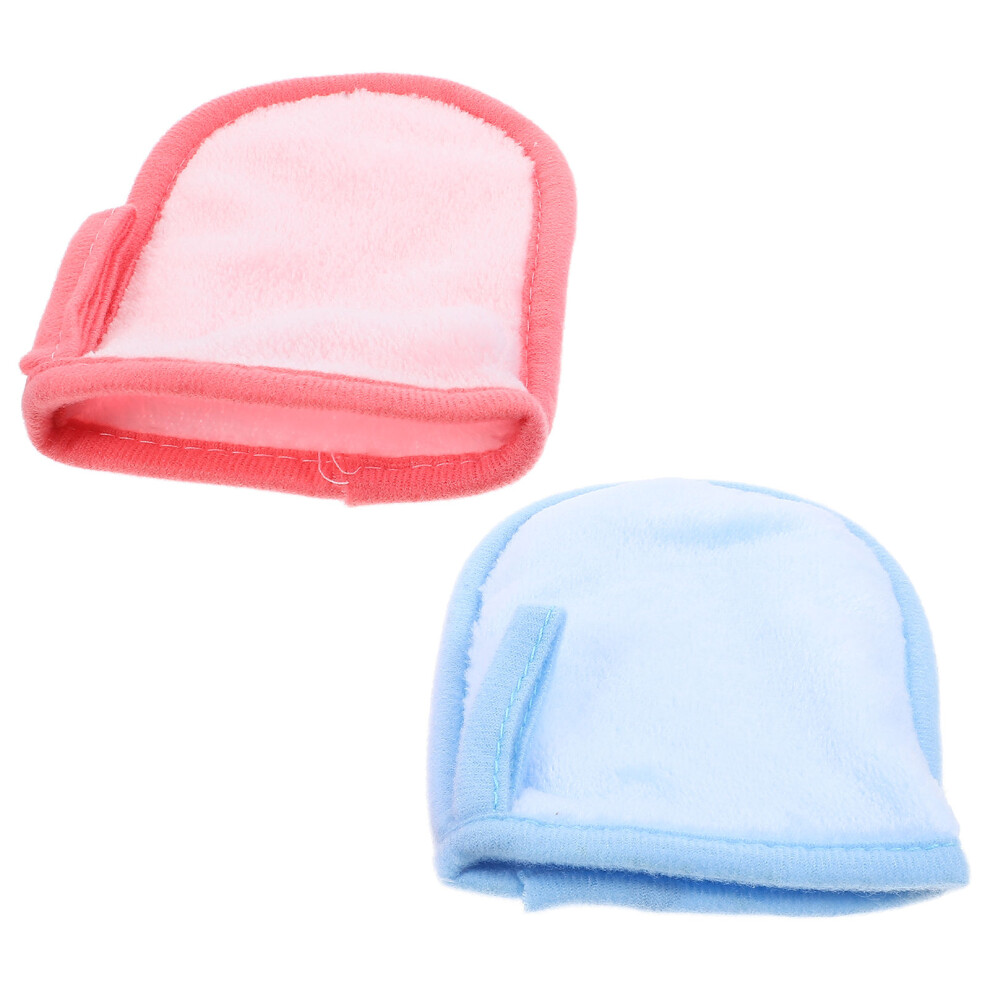 Inoomp 10 Pcs Face Scrubber Gloves For Women Makeup Remover And Cleaning