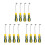 12 Pcs Tile Grout Removal Tool - Multi-Function For Ceramic Gaps 5