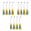 12 Pcs Tile Grout Removal Tool - Multi-Function For Ceramic Gaps 10