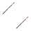 2 Pcs Wooden Portable Flute For Beginner C Key 4