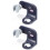 Two Sets Of Adjustable Nail Free Shower Head Bracket For Bathroom 5