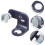 Two Sets Of Adjustable Nail Free Shower Head Bracket For Bathroom 8
