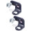 Two Sets Of Adjustable Nail Free Shower Head Bracket For Bathroom 7