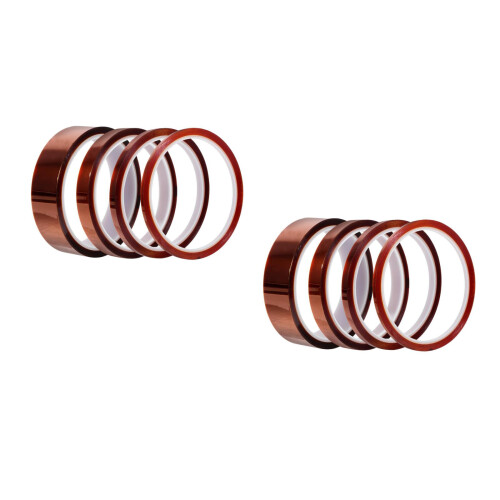 8 Pcs High Temp Tape Multi-Sized With Silicone Adhesive For Soldering 1