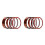 8 Pcs High Temp Tape Multi-Sized With Silicone Adhesive For Soldering 8