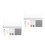 2 Sets Acrylic Led Note Board Dry Erase Light Up Message Pad 7
