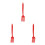 3Pcs Silicone Cooking Fork Heat Resistant For Kitchen Stirring Pasta 7