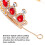 Rood Kroonvormige Tiara Voor Dames Bruiloft Accessoire 5