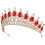 Rood Kroonvormige Tiara Voor Dames Bruiloft Accessoire 1