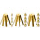 15 Pcs Brass Golf Shaft Adapter Shims Supplies 6