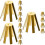 15 Pcs Brass Golf Shaft Adapter Shims Supplies 9