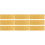 9 Pcs Plastic Comb Foundation Deep Hive Honeybee Nest Orange 4